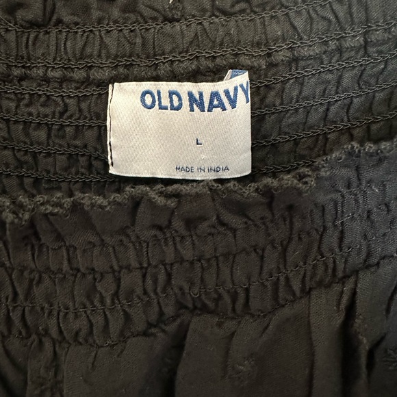 Old navy Lacey peplum top black large - Picture 4 of 4